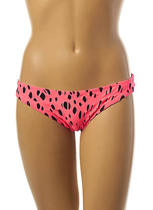 Bas de maillot de bain imprimé fantaisie culotte rose PRINCESS K femme