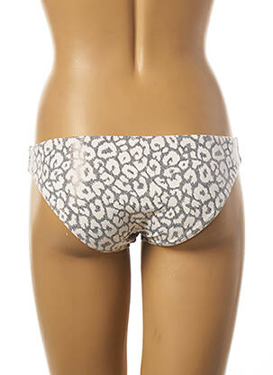Bas de maillot de bain imprimé fantaisie culotte blanc PRINCESS K femme