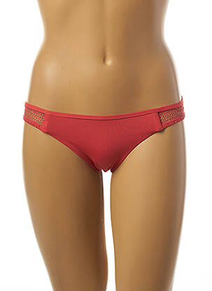 Bas de maillot de bain tissage satiné culotte orange SEAFOLLY femme