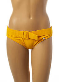 Bas de maillot de bain stretch culotte jaune BORABORA femme