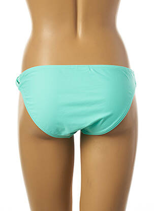 Bas de maillot de bain tissage satiné culotte vert DAG ADOM femme