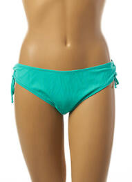 Bas de maillot de bain tissage satiné culotte vert BORABORA femme