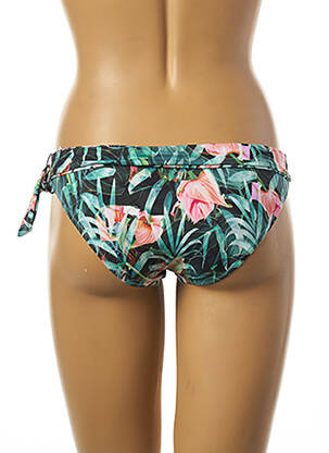 Bas de maillot de bain stretch culotte vert BORABORA femme
