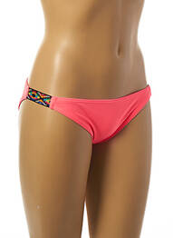 Bas de maillot de bain imprimé fantaisie culotte rose DAG ADOM femme