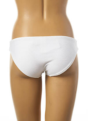 Bas de maillot de bain tissage texturé culotte blanc SEAFOLLY femme