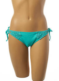 Bas de maillot de bain fermeture liens à nouer bikini bleu YSABEL MORA femme