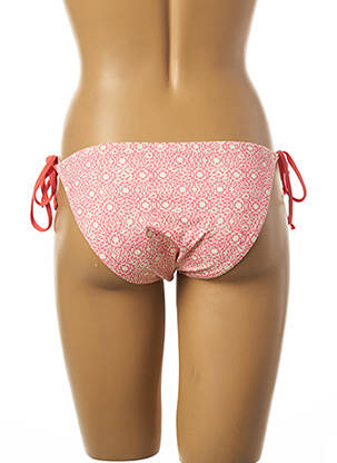Bas de maillot de bain imprimé fantaisie bikini rose KIWI femme
