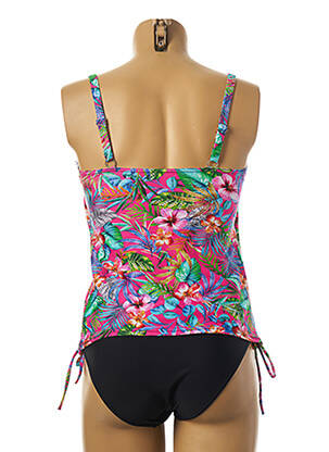 Tankini imprimé fantaisie rose MISS CARAÏBES femme