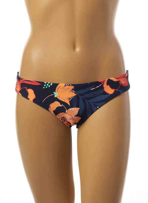 Bas de maillot de bain imprimé fleurs culotte bleu SEAFOLLY femme
