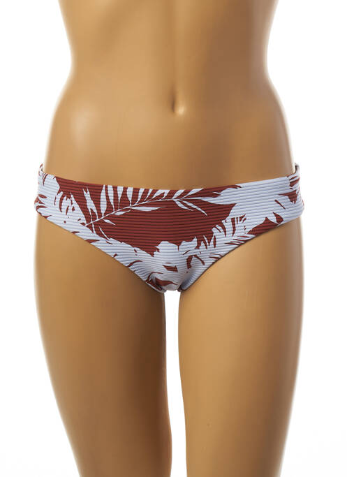 Bas de maillot de bain stretch culotte marron SEAFOLLY femme