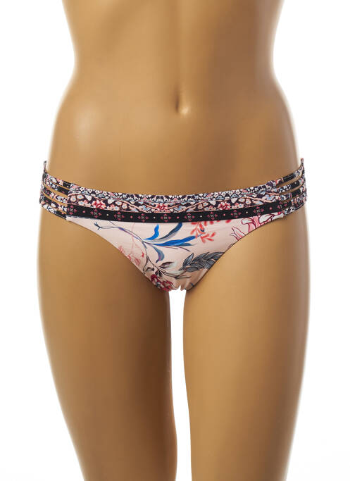 Bas de maillot de bain tissage satiné culotte rose SEAFOLLY femme