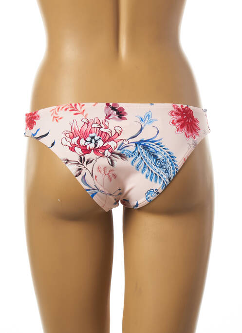 Bas de maillot de bain tissage satiné culotte rose SEAFOLLY femme