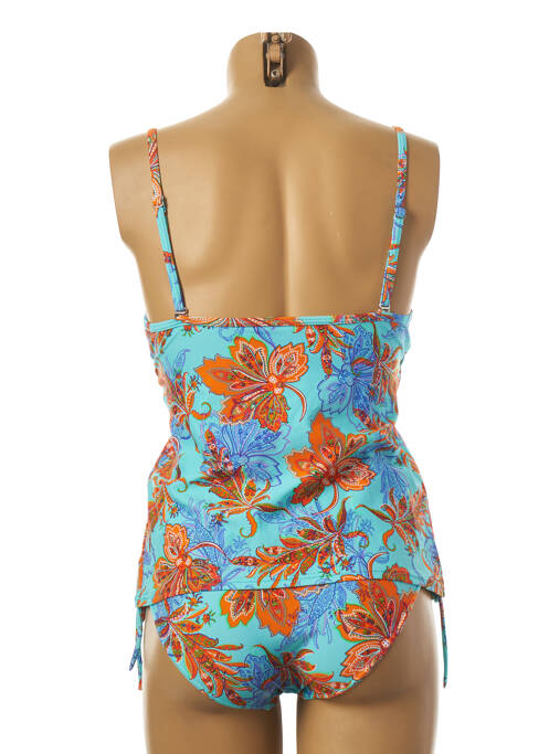 Tankini broderie rivets bleu PLATJA femme