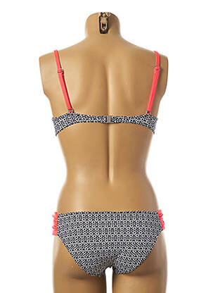 Maillot de bain 2 pièces stretch haut soutien-gorge moulé noir LPB femme