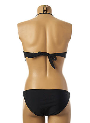 Maillot de bain 2 pièces stretch haut soutien-gorge push-up noir DAG ADOM femme