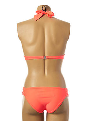 Maillot de bain 2 pièces stretch haut soutien-gorge push-up rose LPB femme