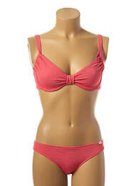 Maillot de bain 2 pièces stretch rose PLAGE DU SUD femme