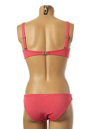 Maillot de bain 2 pièces stretch rose PLAGE DU SUD femme