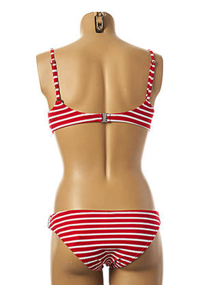 Maillot de bain 2 pièces stretch rouge BORABORA femme