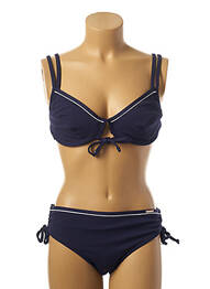 Maillot de bain 2 pièces stretch bleu YSABEL MORA femme