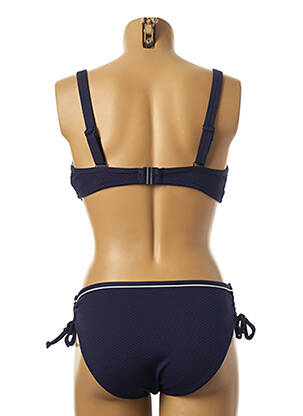 Maillot de bain 2 pièces stretch bleu YSABEL MORA femme