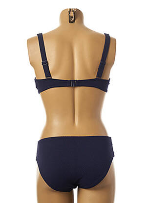 Maillot de bain 2 pièces stretch bleu YSABEL MORA femme