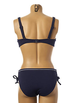 Maillot de bain 2 pièces stretch bleu YSABEL MORA femme