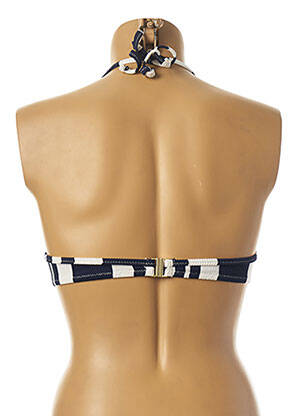 Haut de maillot de bain stretch haut soutien-gorge moulé bleu BORABORA femme