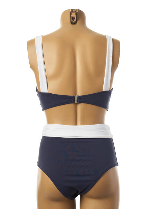 Maillot de bain 2 pièces bleu BORABORA pour femme