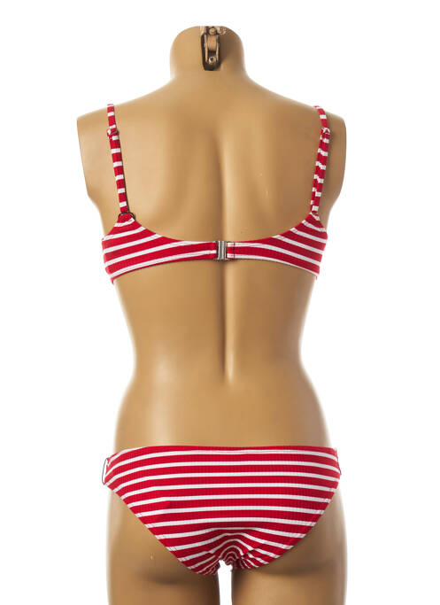 Maillot de bain 2 pièces rouge BORABORA pour femme