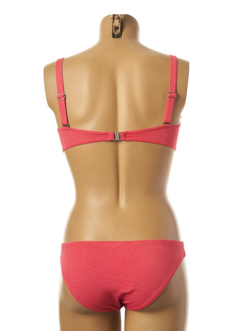 Maillot de bain 2 pièces stretch rose PLAGE DU SUD femme