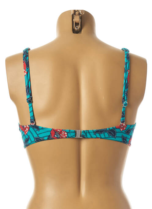 Haut de maillot de bain bleu PLAGE DU SUD pour femme