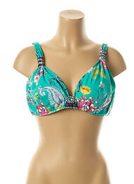 Haut de maillot de bain bretelles élastiquées ajustables vert SEAFOLLY femme