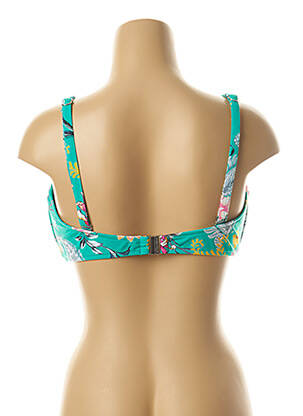 Haut de maillot de bain bretelles élastiquées ajustables vert SEAFOLLY femme
