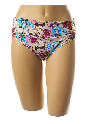 Bas de maillot de bain stretch culotte beige MOONTIDE femme