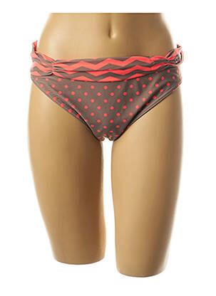 Bas de maillot de bain beige SUN PLAYA femme