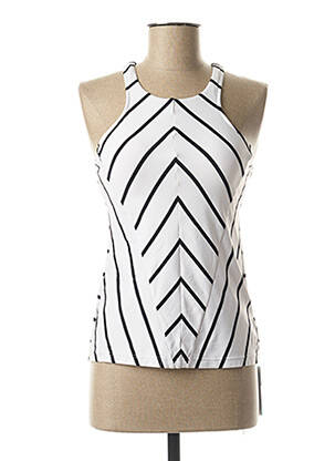 Haut de maillot de bain stretch haut soutien-gorge moulé blanc SEAFOLLY femme