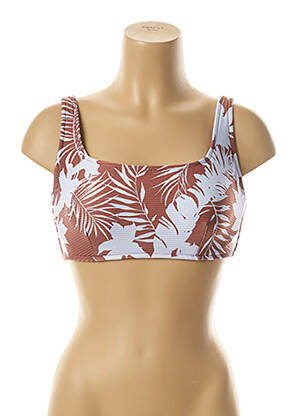 Haut de maillot de bain stretch marron SEAFOLLY femme