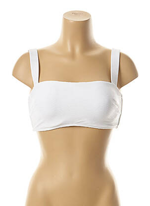 Haut de maillot de bain stretch blanc SEAFOLLY femme