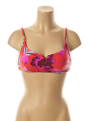 Haut de maillot de bain stretch rouge SEAFOLLY femme
