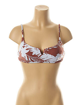 Haut de maillot de bain stretch marron SEAFOLLY femme