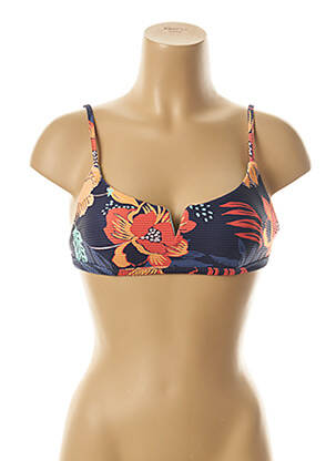 Haut de maillot de bain stretch bleu SEAFOLLY femme