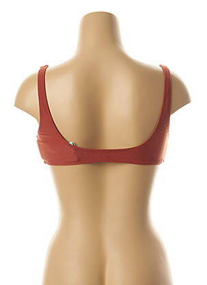 Haut de maillot de bain stretch marron PIHA femme