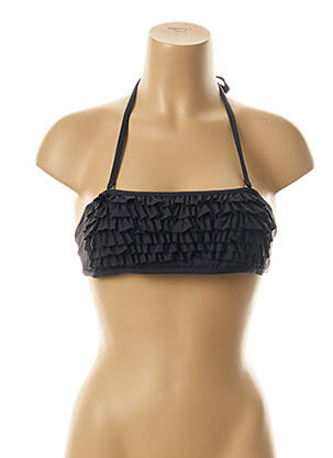 Haut de maillot de bain stretch haut bandeau noir PRINCESS K femme