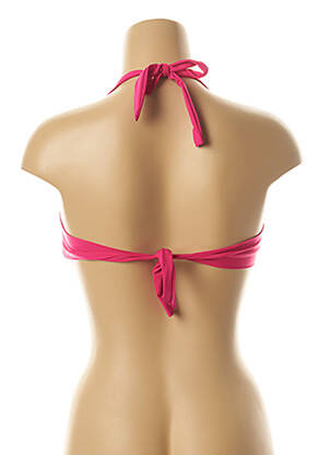 Haut de maillot de bain stretch haut soutien-gorge moulé rose KIWI femme