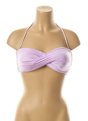 Haut de maillot de bain haut soutien-gorge moulé haut soutien-gorge moulé violet SEAFOLLY femme