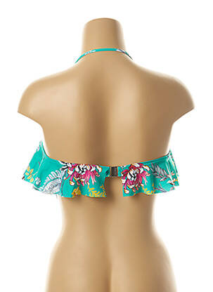 Haut de maillot de bain stretch haut soutien-gorge moulé vert SEAFOLLY femme