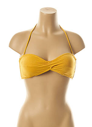 Haut de maillot de bain haut soutien-gorge moulé haut soutien-gorge moulé jaune SEAFOLLY femme