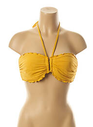 Haut de maillot de bain bretelles élastiquées jaune SEAFOLLY femme