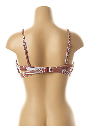 Haut de maillot de bain haut soutien-gorge moulé haut soutien-gorge moulé marron SEAFOLLY femme